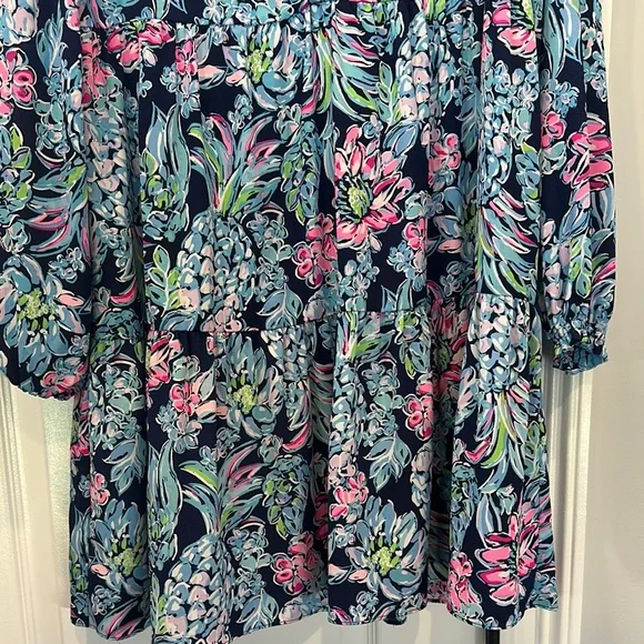 Lilly Pulitzer Floral Long Sleeve Dress - Picture 4 of 4